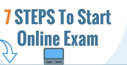 7steps to start Online Exam