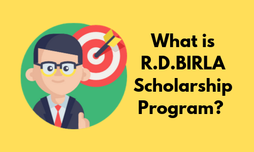 What is R.D.BIRLA Scholarship Program_
