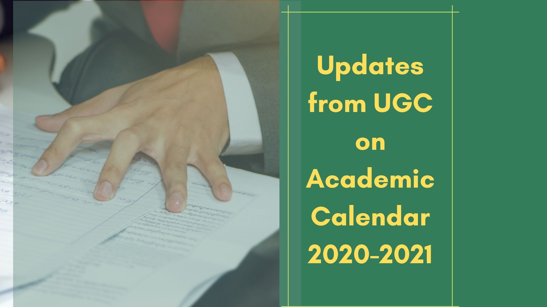 Academic Calendar 2021 and other Updates from UGC