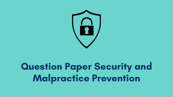 Question paper security in online entrance exam