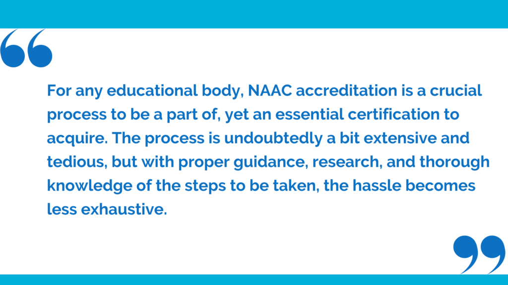NAAC accreditation tip