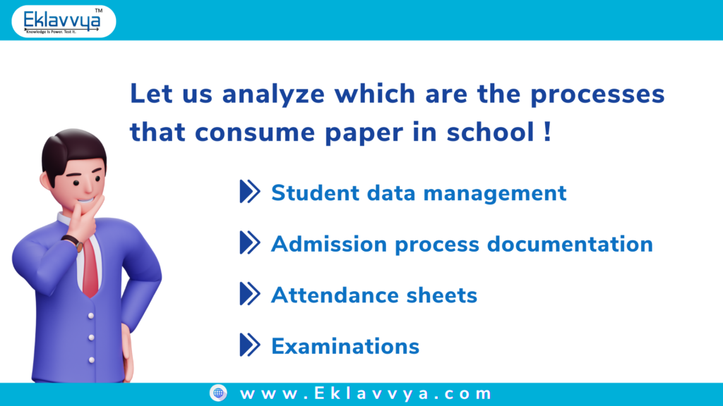 Processes that consume paper in school